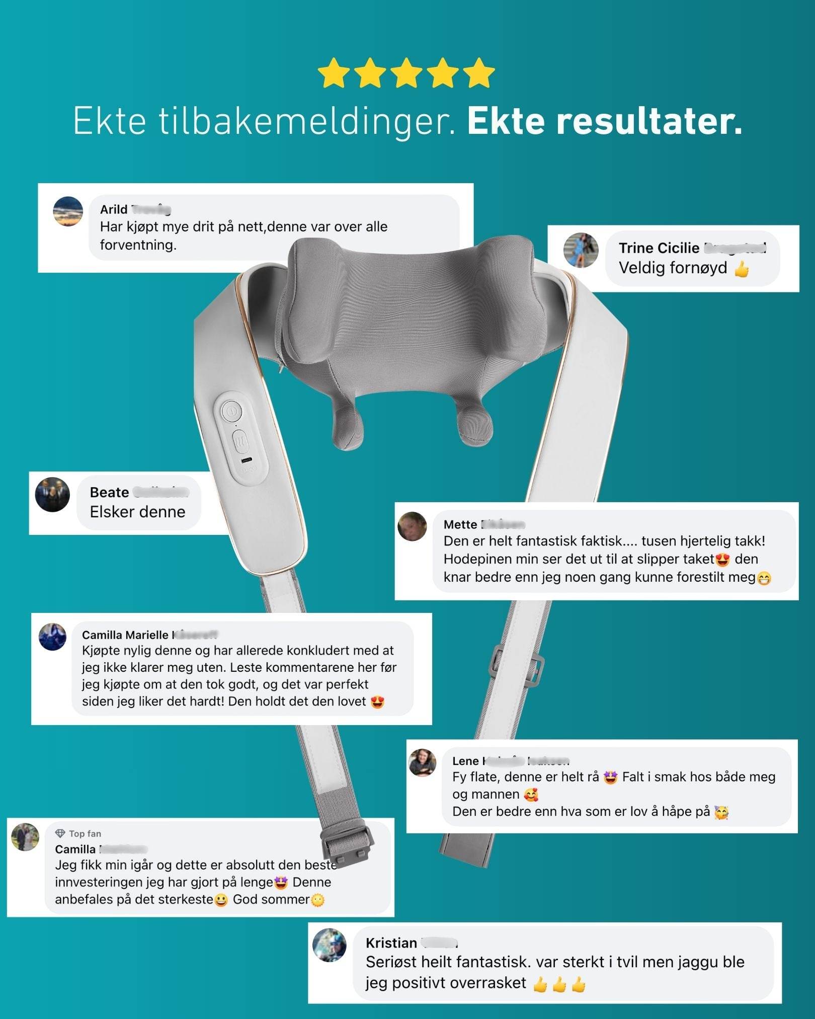 Erfaringer, omtale og anmeldelser av H5 massasjeapparat fra EasyVibes