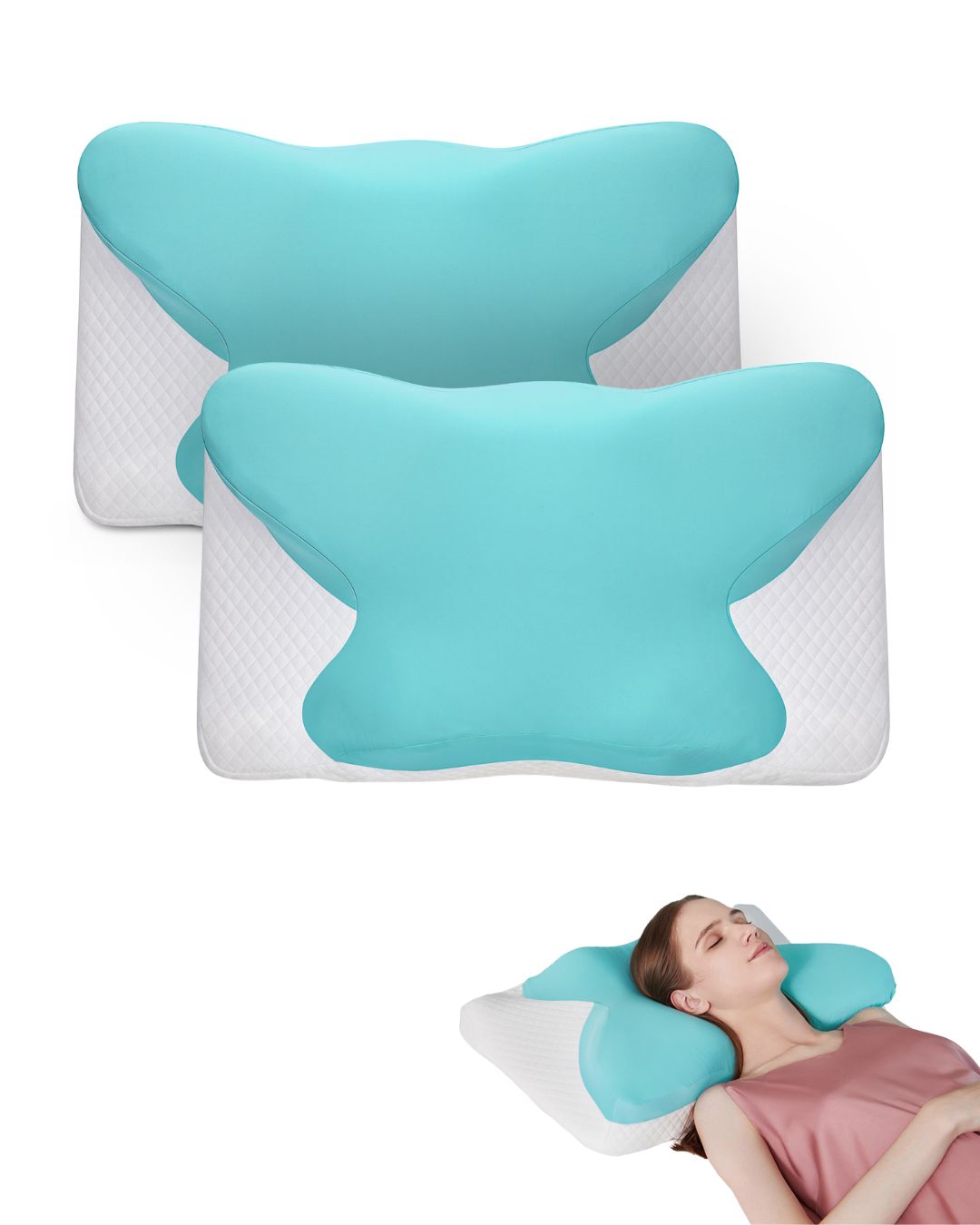 2 for 1. Tilbud på memory foam hodepute.