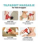 Tilpasset massasje for hele kroppen med SKG mini massasjepistol