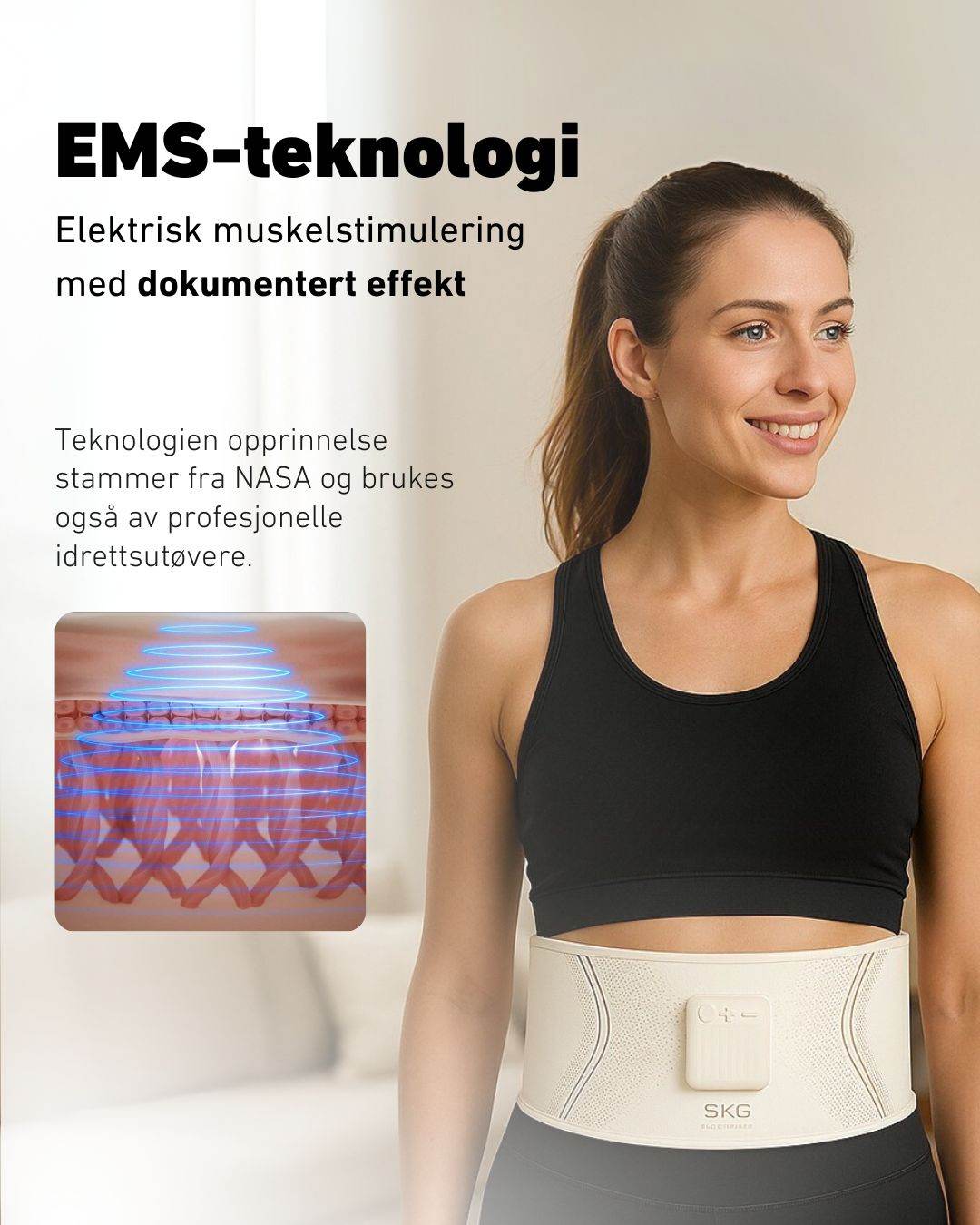 Elektrisk muskelstimulering, teknologi fra NASA