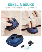 Fotmassasjeapparat med varme og luftkompresjon