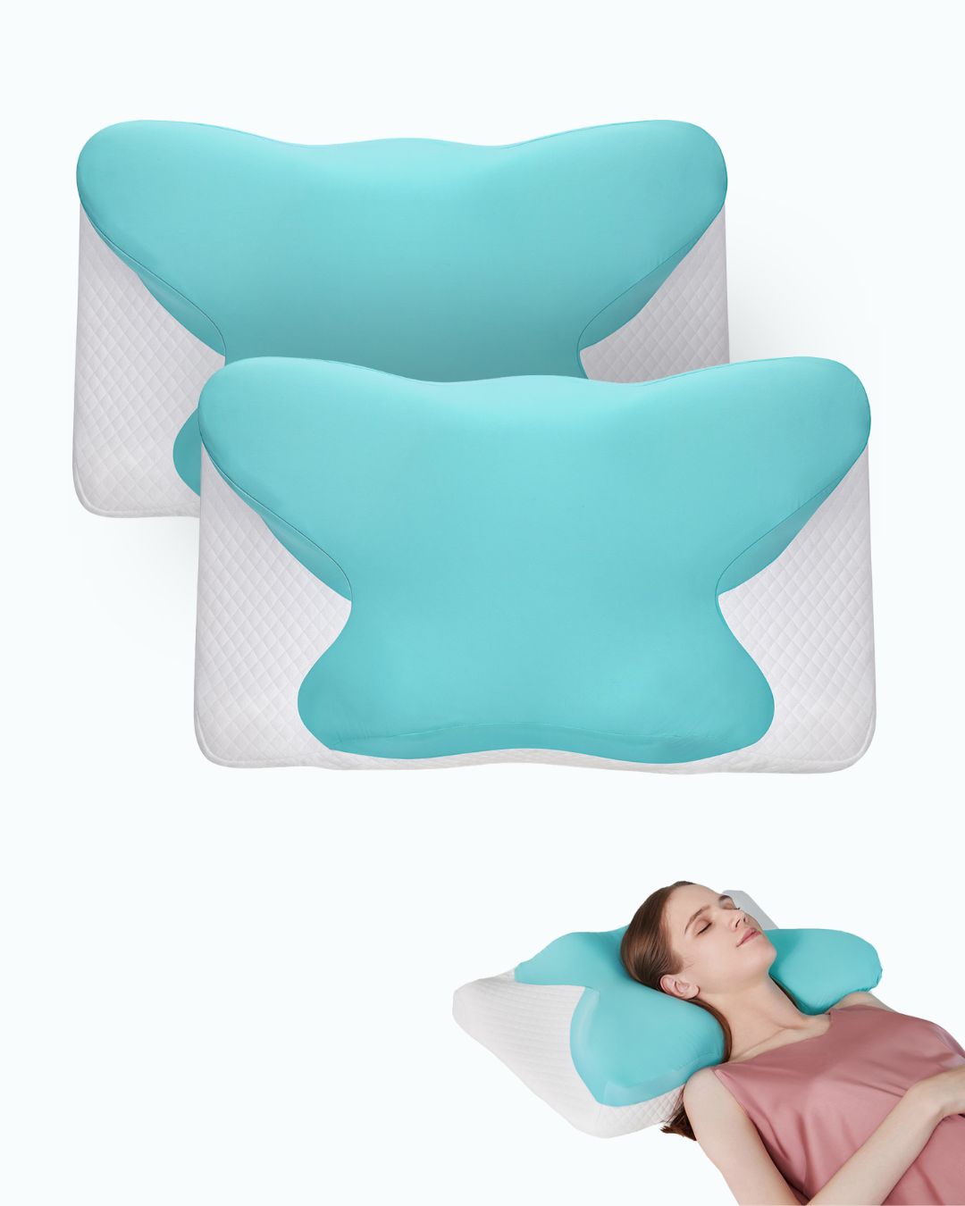 2 for 1. Tilbud på memory foam hodepute.