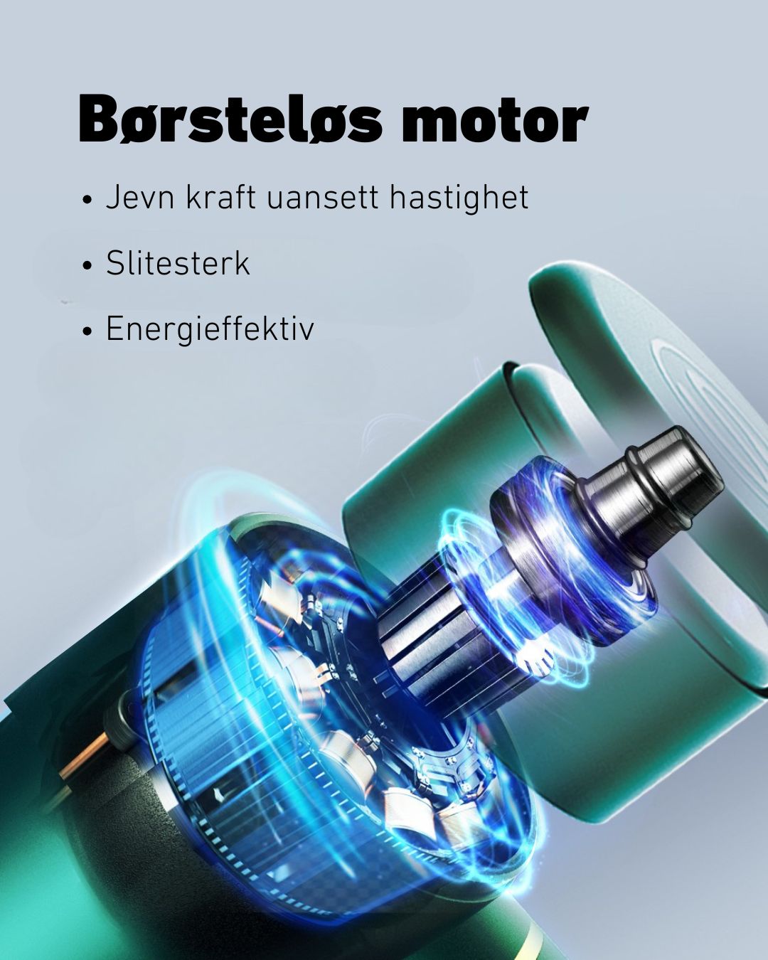 Massasjepistol F3 grønn