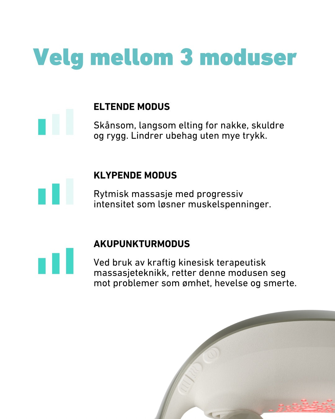 Massasjeapparat for nakke H7 Ultra Gold Edition