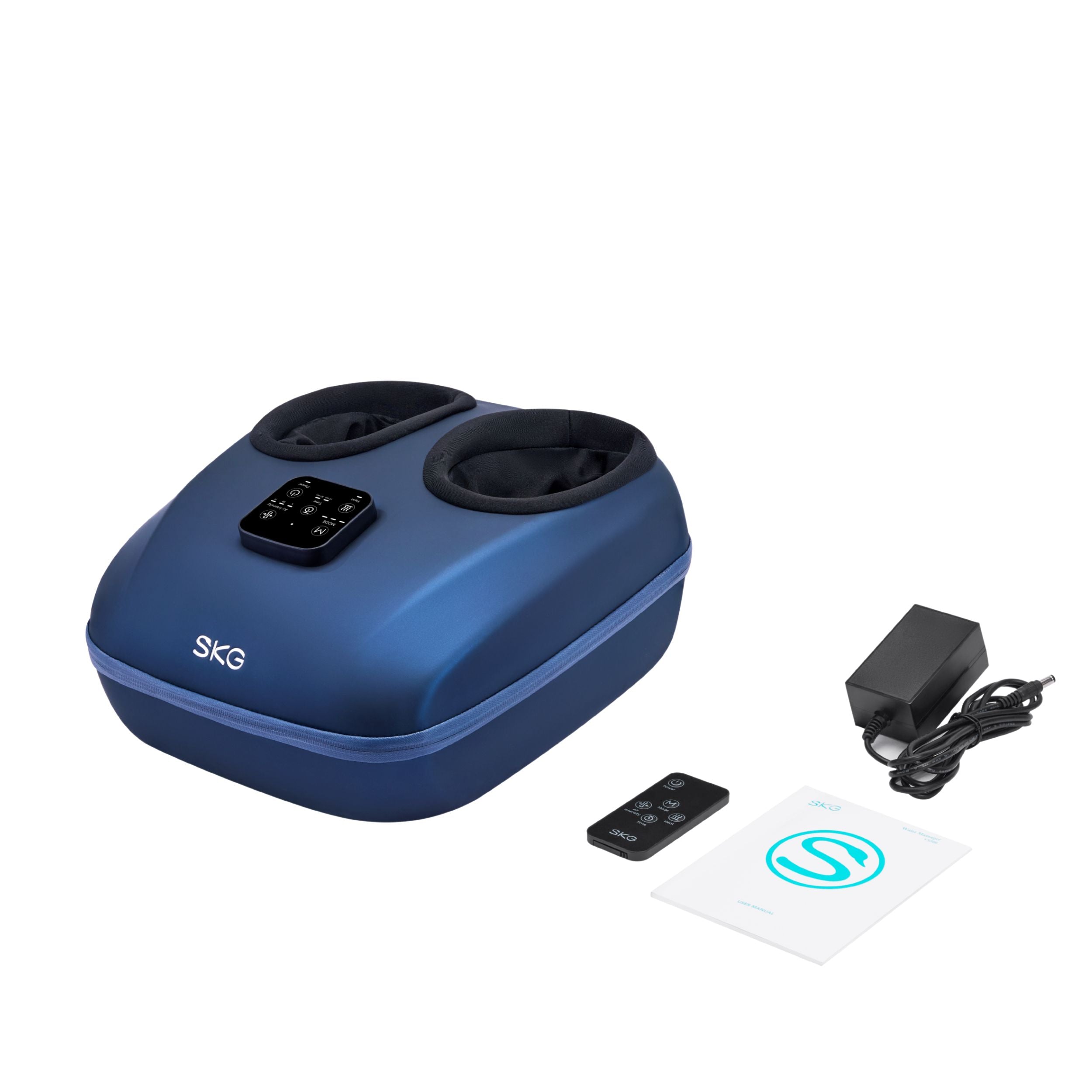 Fotmassasjeapparat med varme og luftkompresjon