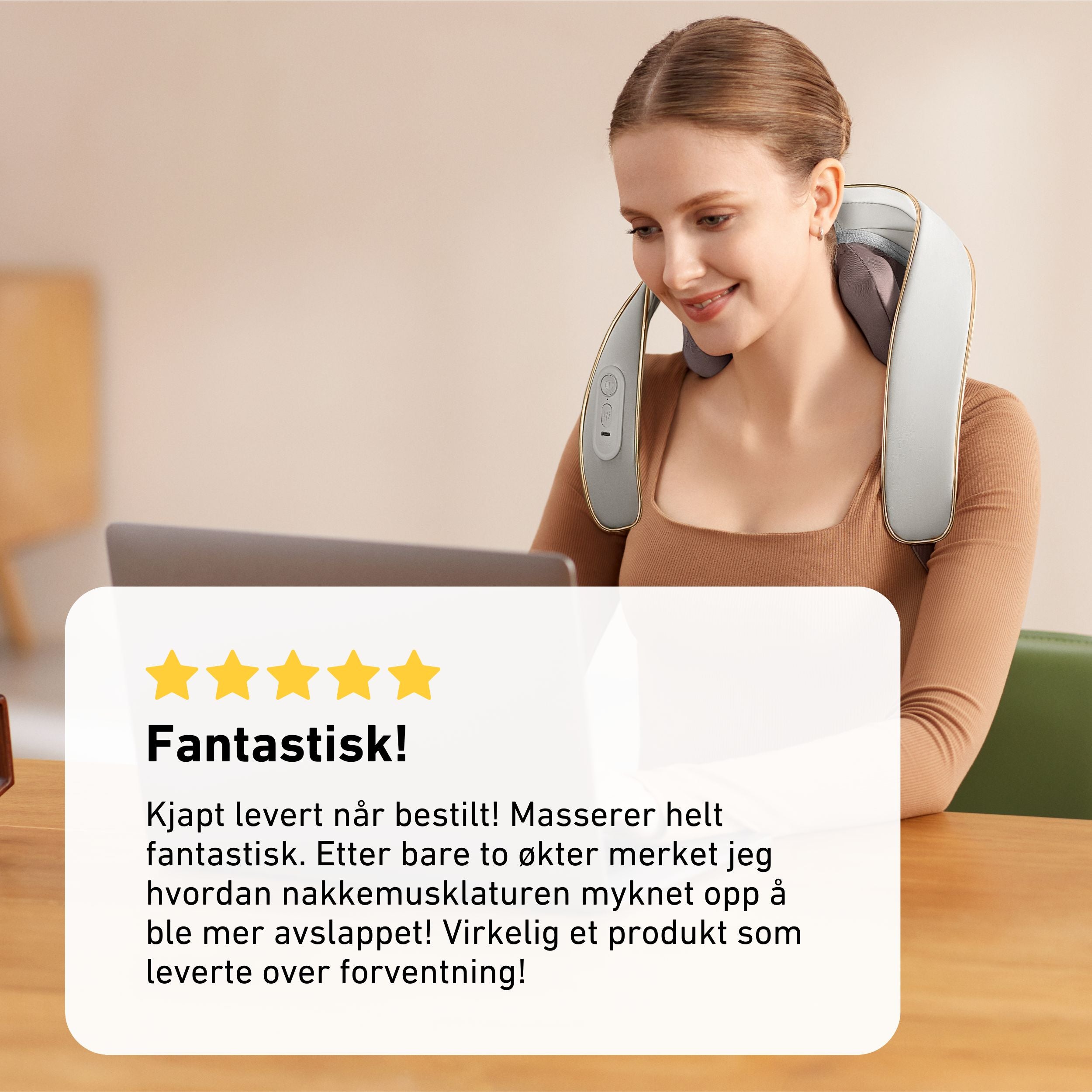Enkel betjening med intuitive kontrollknapper.