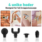 Ideell for bruk på nakke, skuldre, rygg og ben.
